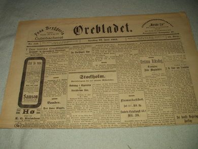 1905,nr 142, Ørebladet.