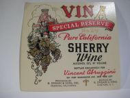 Pure California SHERRY Wine.