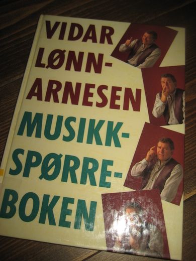 ARNESEN, VIDAR LØNN: MUSIKK SPØRREBOKA. 1990.