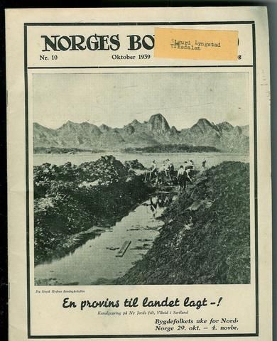 1939,nr 010,                     NORGES BONDEBLAD.