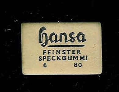 Hansa FEINSTER SPECKGUMMI, 40-50 tallet