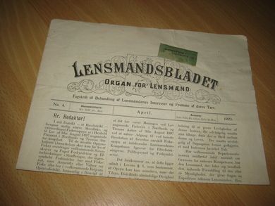 1903,nr 004, LENSMANNS-BLADET.