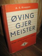 Knappen: ØVING GJER MEISTER. 4.-7. skuleår. 1961.