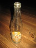 Pen flaske uten innhold, fra Hansa Bryggeri, LAGER ØL, 1953.