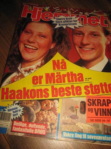 1991,nr 008, Hjemmet. HAAKON OG MARTHA.