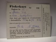 Fiskekort, Dagskort, 3.7.1976. Nr 330.