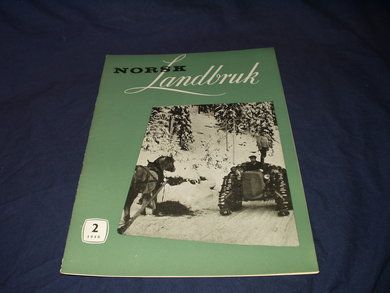 1958,nr 002, NORSK Landbruk