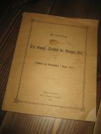 Beretning om Det Kongl. Selskab for Norges Vel, dets Tilstand og Virksomhed i Aaret 1879.