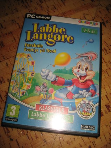 LABBE LANGØRE. 3-5 ÅR. 