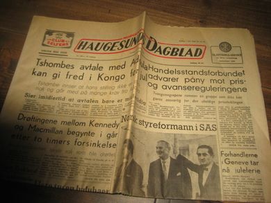 1961,nr 298, HAUGESUNDS DAGBLAD