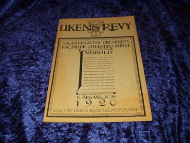 1920,nr 026, UKENS REVY