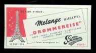 Reklamesak fra MARGARINCENTRALEN i 1960.