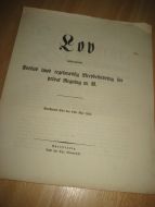 1851, Lov indeholdende Forbud imod regelmæssig Brevbefordring for privat Regning.