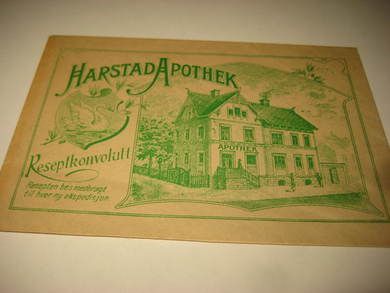 HARSTAD APOTEK, tidleg 1900