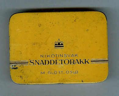 NIKOTINSVAK SNADDETOBAKK fra M. Glott, Oslo