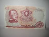 1973, 100 KRONER, nr V1700846.