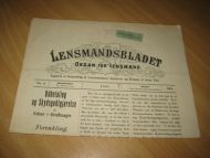 1904,nr 006, LENSMANNS-BLADET.