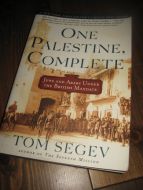 SEGEV, TOM: ONE PALESTINE, COMPLETE. 2001.