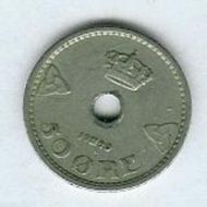 1940, 50 øre, kvalitet 1