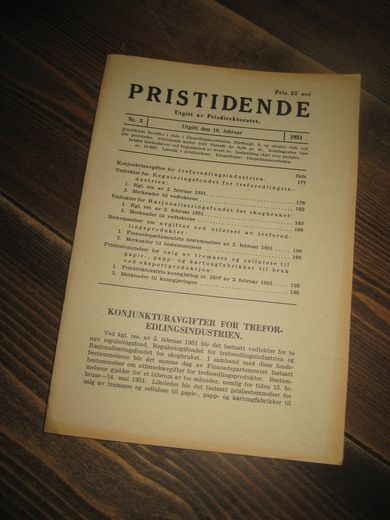 1951,nr 005, PRISTIDENDE.