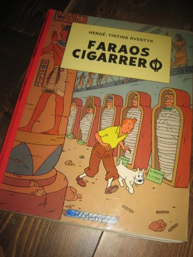 1975,NR 005, TINTINS EVENTYR. FARAOS CIGARRER.