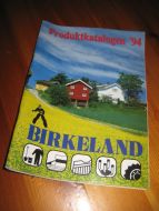 1994, Produktkatalog fra Gunnar Birkeland, Trondheim.