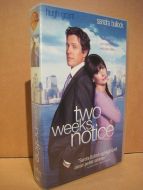 HUGH GRANT / SANDRA BULLOCK: TWO WEEKS NOTICE. 2002, 100 MIN, FOR ALLE.