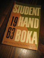 1963, STUDENT HANDBOKA. 