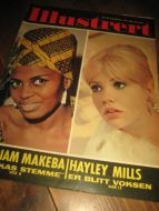 1966,nr 023, Illustrert. MIRIAM MAKEBA. HAYLEY MILLS