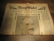 1945,nr 164, Morgenbladet. NORGES FOLKEKONGE.