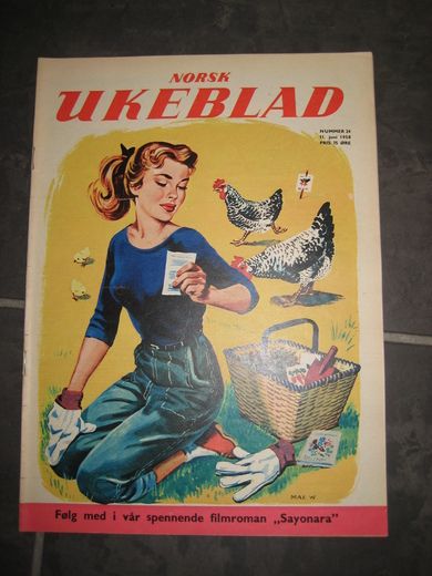 1958,nr 024,                                       NORSK UKEBLAD.