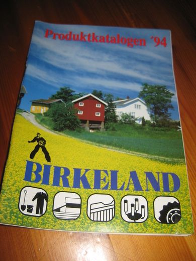 1994, Produktkatalog fra Gunnar Birkeland, Trondheim.