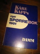 KÅRE KNAPPS NYE SPØRREBOK 1981.