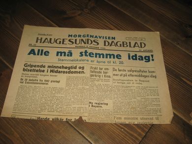 1945,nr 032, HAUGESUNDS DAGBLAD.