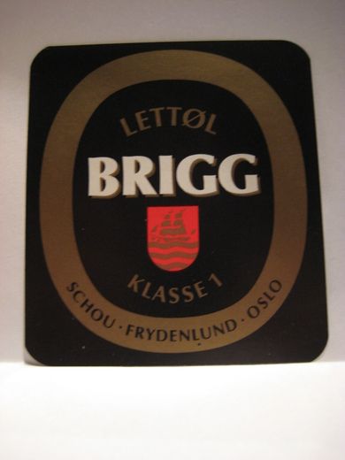 SCHOUS BRYGGERI, BRIGG, 50-60 tallet.