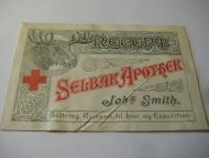 SELBAK APOTHEK, tidleg 1900