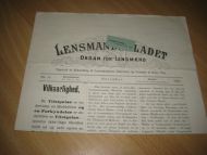 1904,nr 011, LENSMANNS-BLADET.