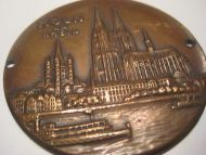 KØLN AM RHEIN. Kobber, ca 6 cm i diameter.