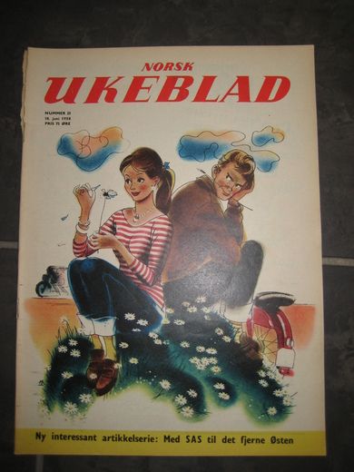 1958,nr 025,                                       NORSK UKEBLAD.