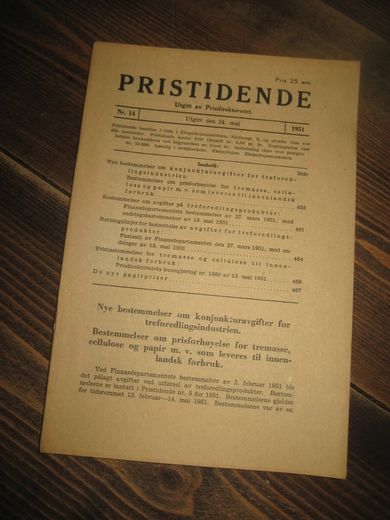 1951,nr 014, PRISTIDENDE.