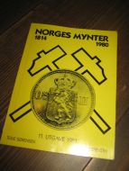 NORGES MYNTER 1814-1980. 1981.