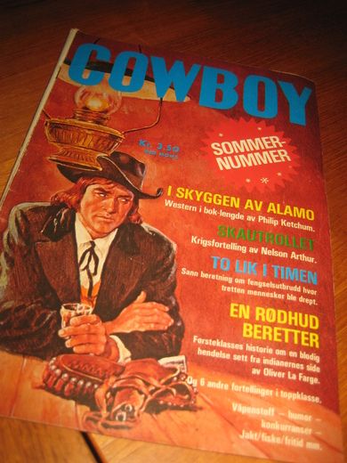 1974,nr 013, SOMMERNUMMER, COWBOY.