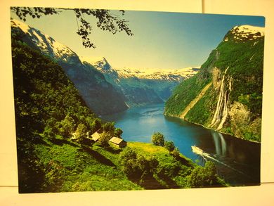 Geirangerfjord fra Skageflå mot 