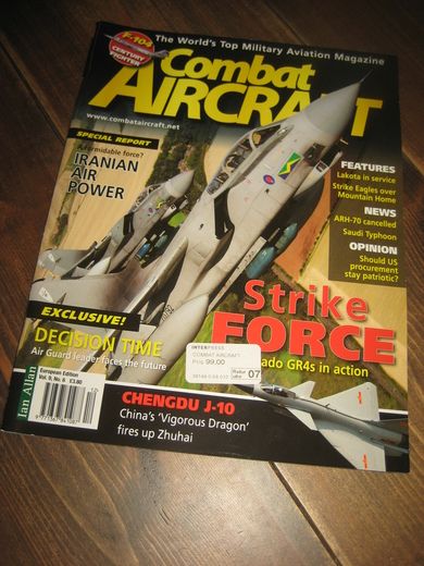 2009,Vol. 09, no 06, December 2008- January 2009 , Combat AIRCRAFT.