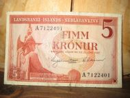 FIMM KRONUR, 1957, A7122401.