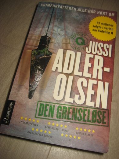 ADLER OLSEN. DEN GRENSELØSE. 2016.