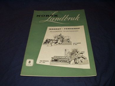 1958,nr 008, NORSK Landbruk