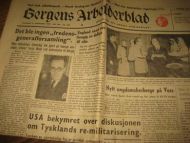 1949,nr 294, 19. desember, Bergens Arbeiderblad.