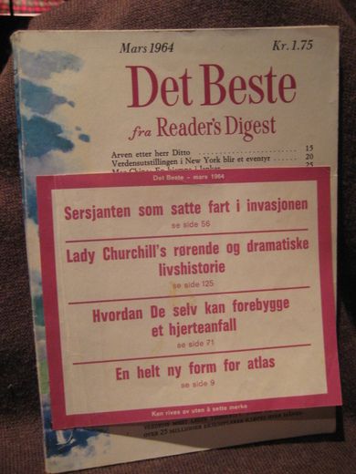 1964,nr 003, Det Beste fra Reader's Digest.