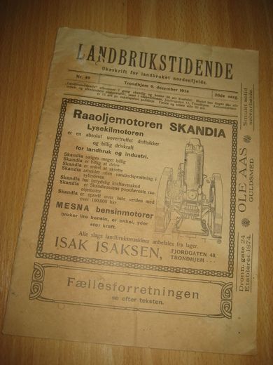 1914,nr 049, LANDBRUKSTIDENDE.